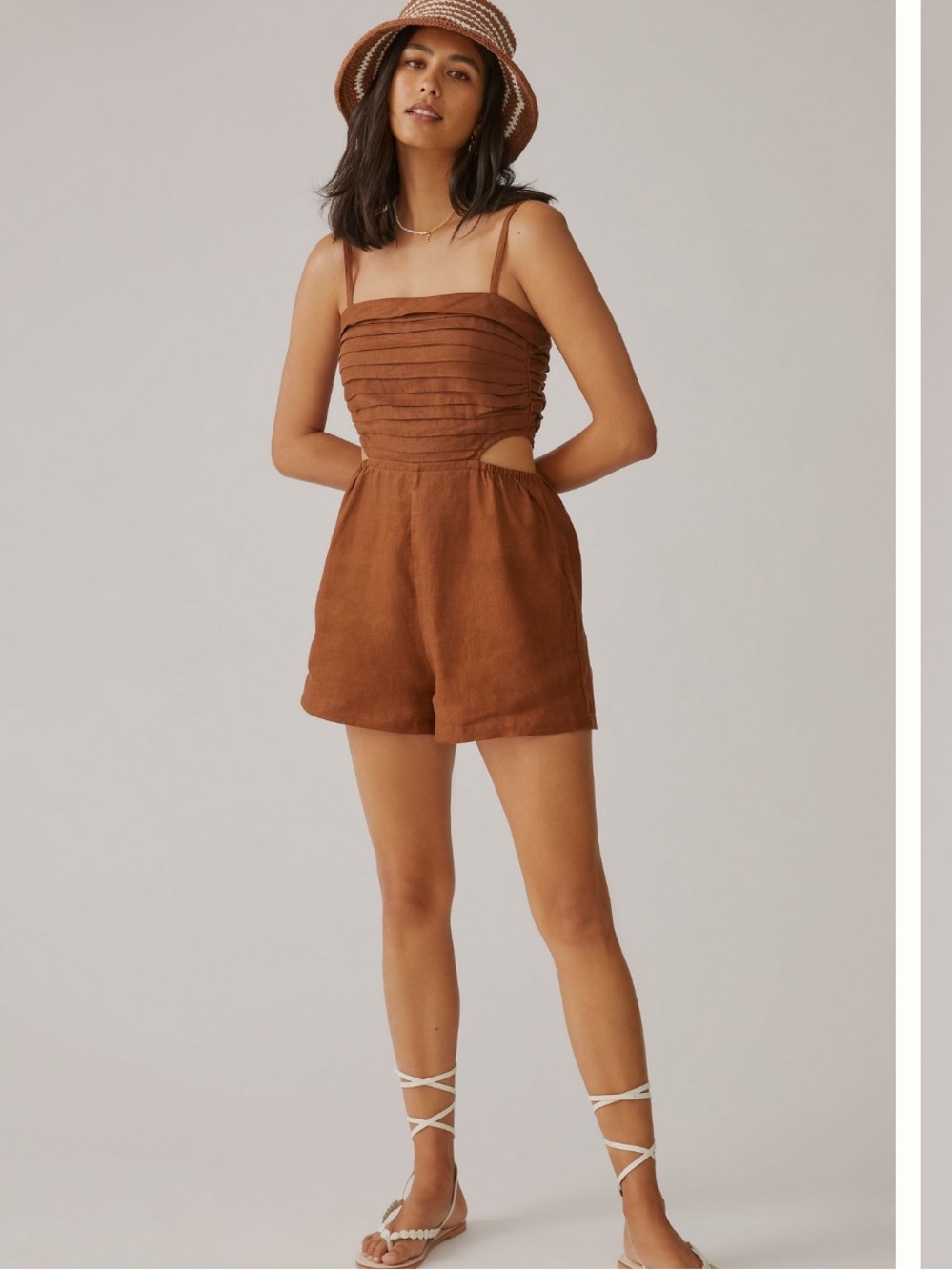 Faithfull the Brand Linen Romper